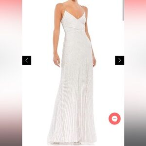 Mac Duggal Pearl Sequin Gown